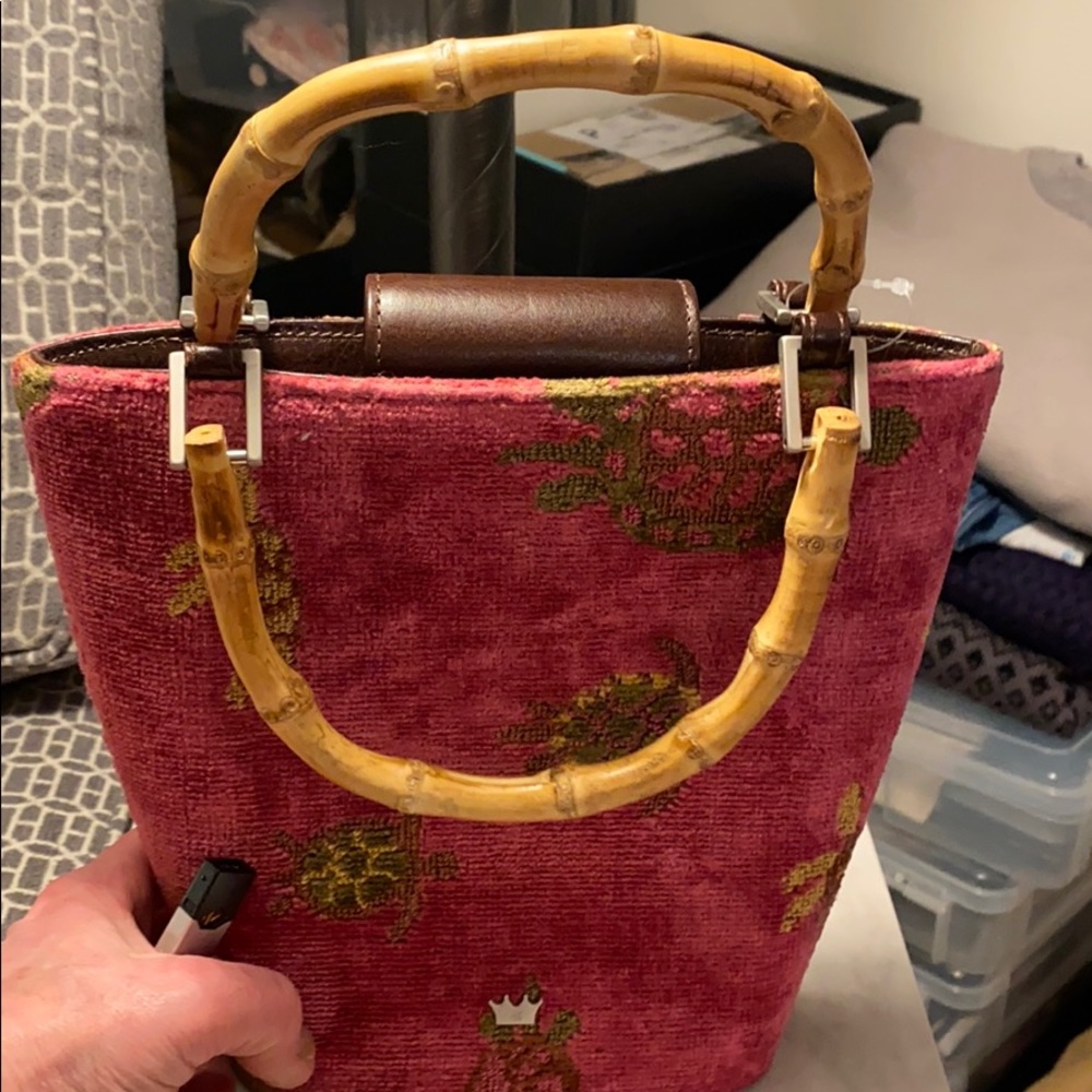 Elaine Turner Designs Bamboo handle. With velvet